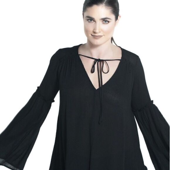 Cotton Candy LA Road to Heaven Top in Black S NWT - Picture 8 of 8